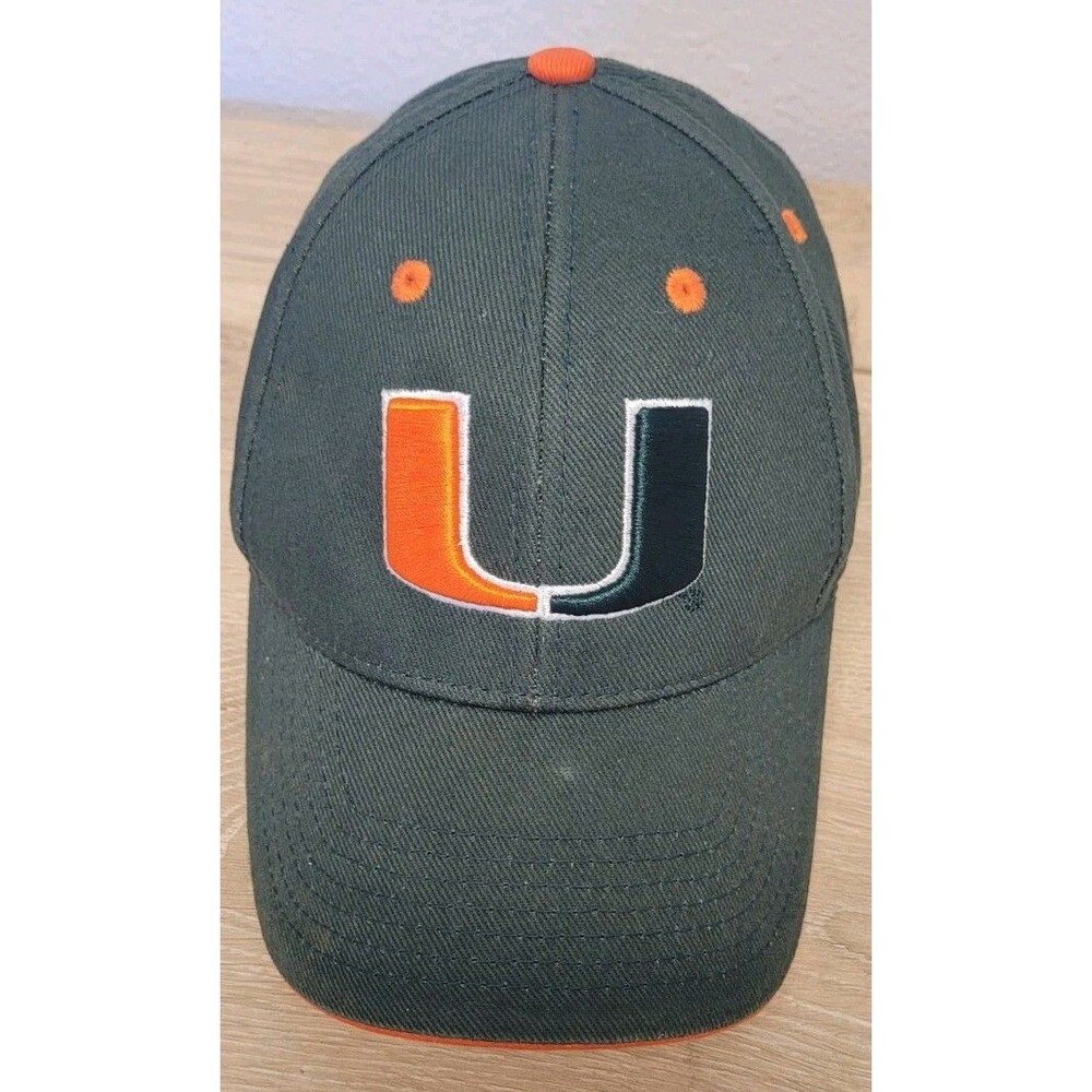 Miami Hurricanes Green Youth Kids Hat Cap Fan Favorite NCAA Orange